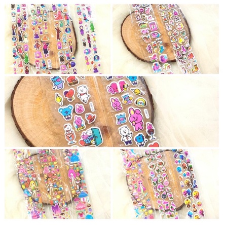 Jual Stiker BT21 Timbul Termurah (isi 40 stiker lucu) | Shopee Indonesia
