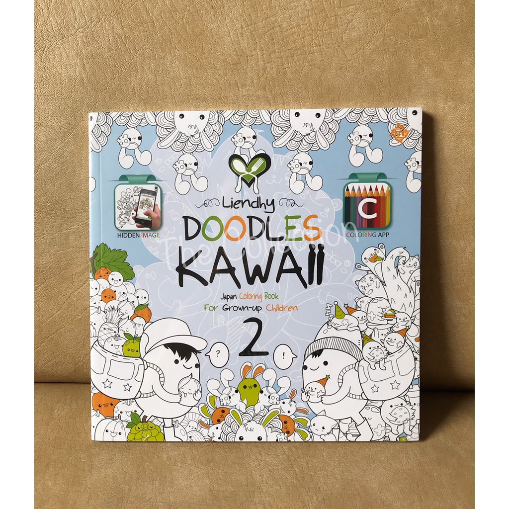 Atk0548db V2 Kawaii Doodle Buku 731067 Mewarnai Color Therapy Book Coloring I 7662867 1282379867