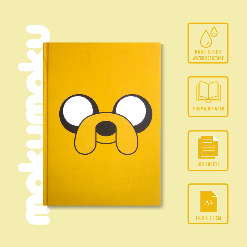 

Buku Tulis / Notebook Hardcover Adventure Time