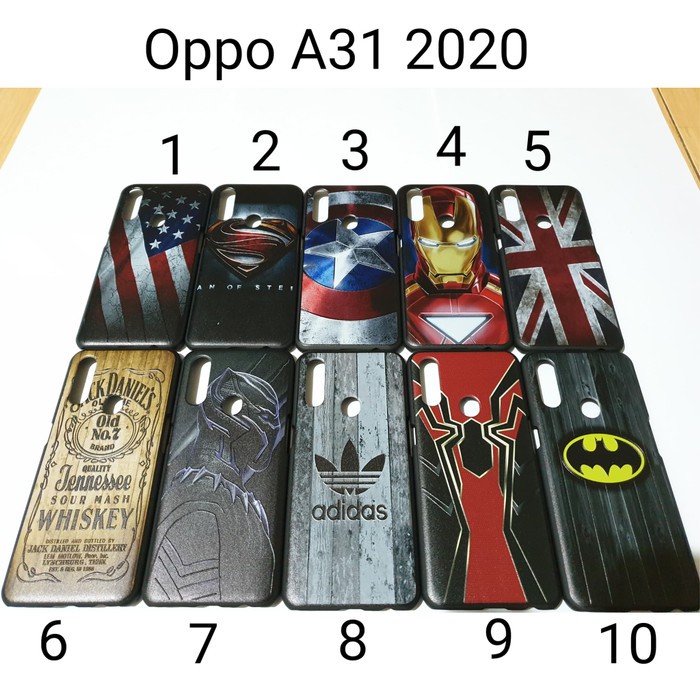 Hardcase Karakter For Oppo A31 2020 back case Hard Case Oppo A31 2020 Superhero Mancase