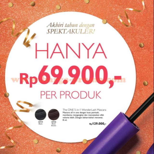 The one 5 in 1 Wonderlash Mascara by oriflame