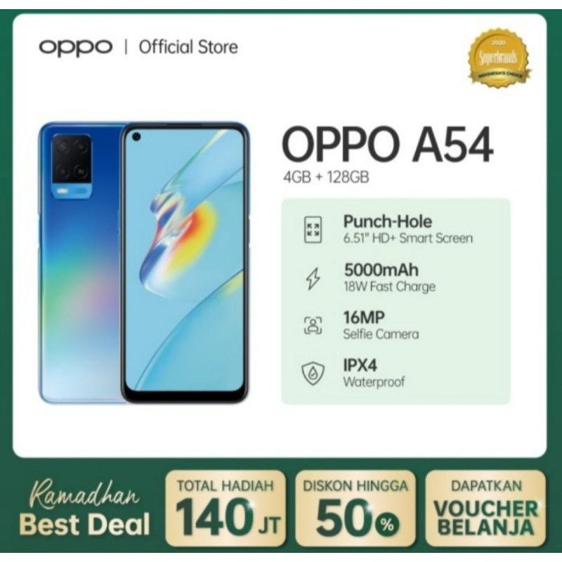 Oppo A54 Garansi Resmi Oppo Indonesia