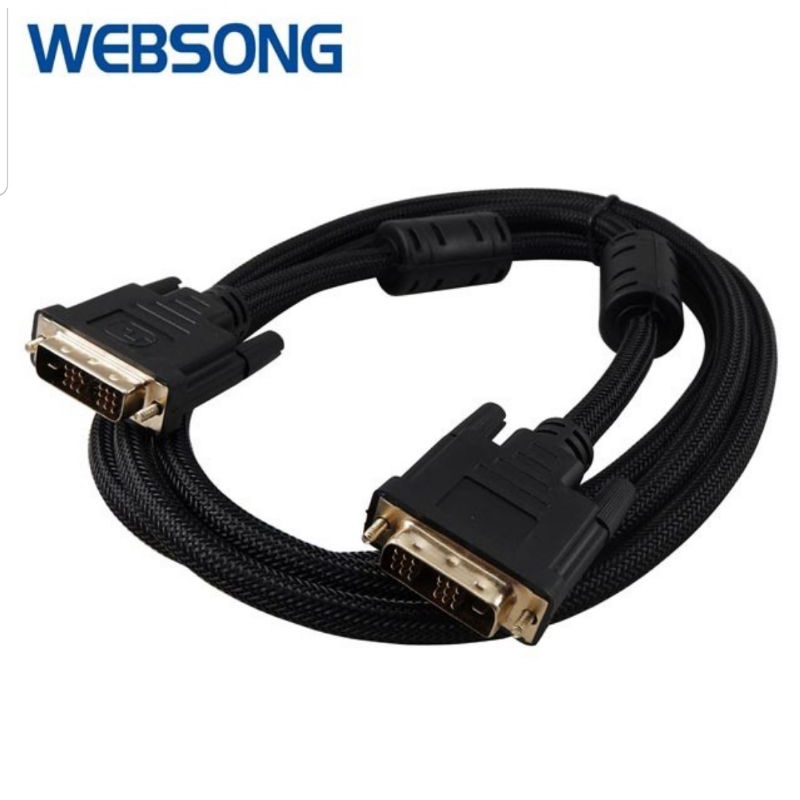 Kabel DVI18+1 Single Link Male to Male 1.5M High Quality WEBSONG