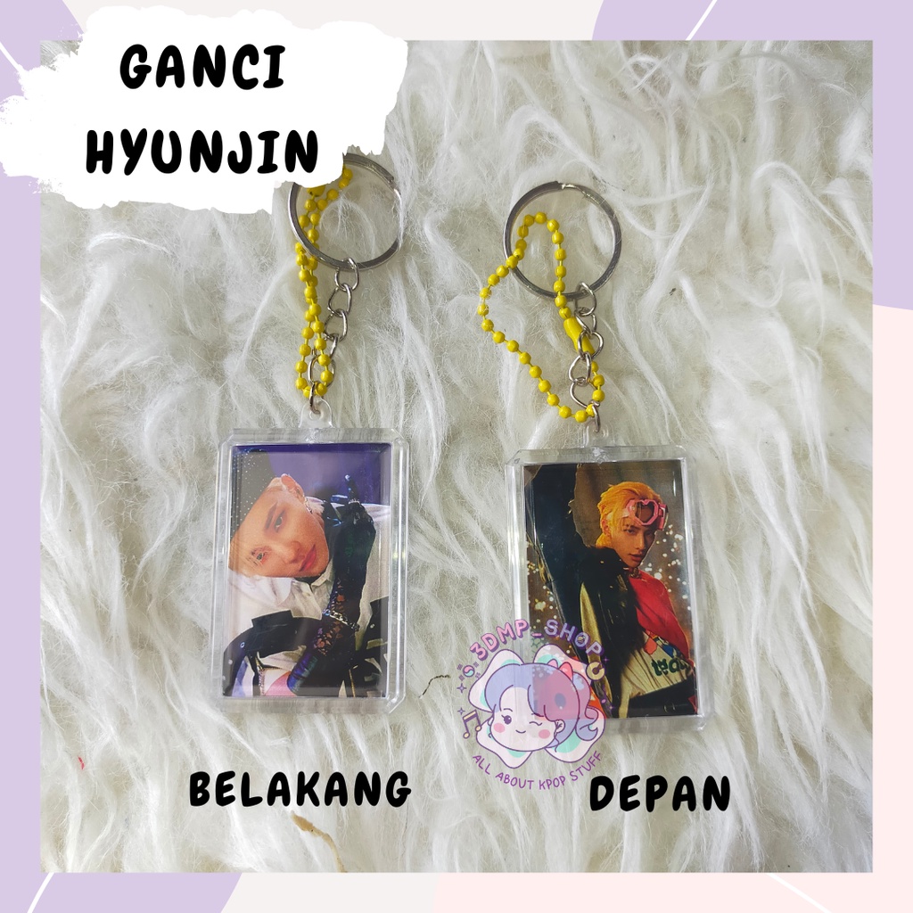 Gantungan kunci Ganci Keychain Stray kids Hyunjin felix leeknow bangchan changbin i.n han seungmin