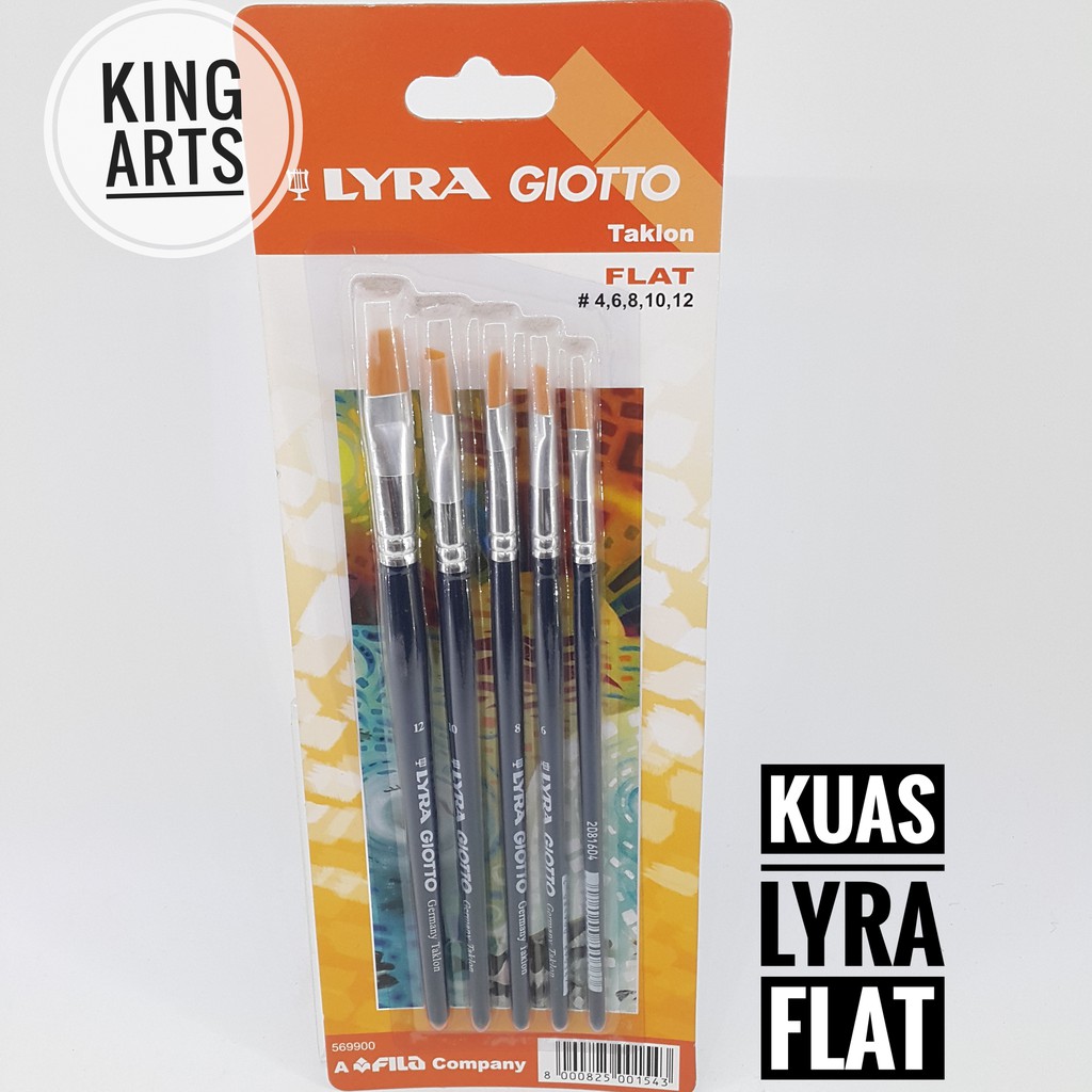 

Kuas Lyra Flat set
