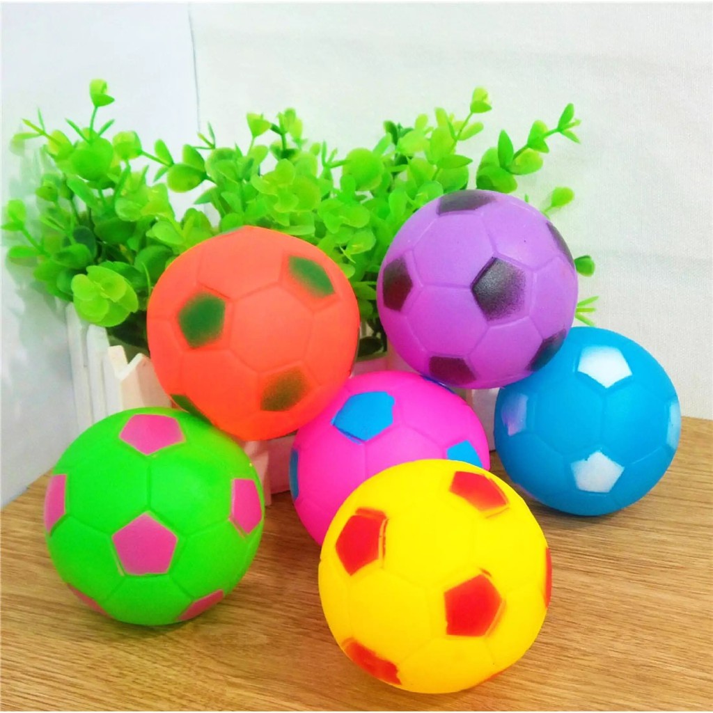 Mainan Bayi &amp; Anak Bola Karet Bunyi 1pcs