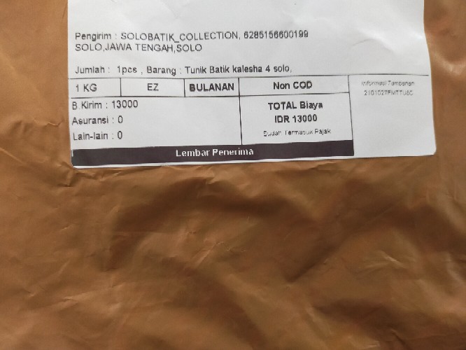 Tunik Batik Kalesha#4 Solo