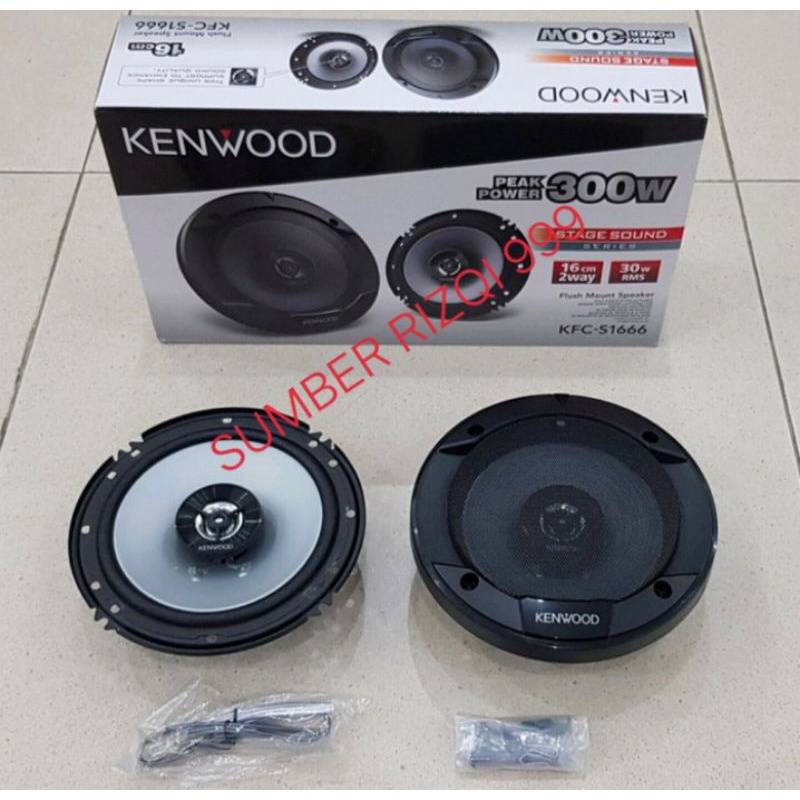 Speaker Coaxial KENQOOD KFC-S1666 Speaker Universal Toyota Kijang LGX SGX