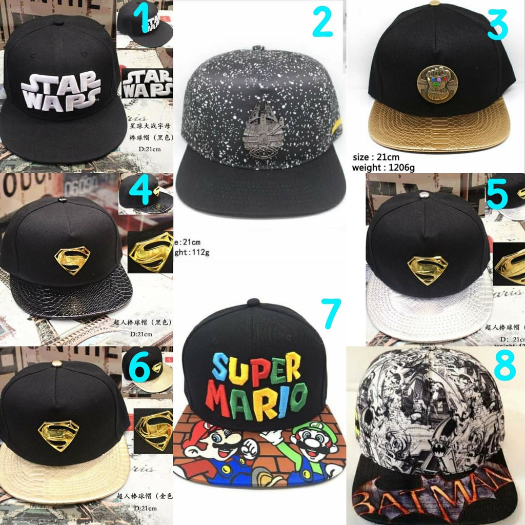 TOPI DISTRO/TOPI ANAK/TOPI REMAJA IMPOR SUPER HERO KEREN #2