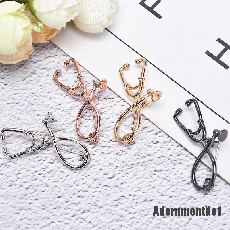 (Adornmentno1) Bros / Pin Desain Sethoscope Untuk Dokter / Perawat