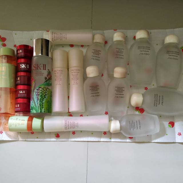 Botol kosong skii & shiseido