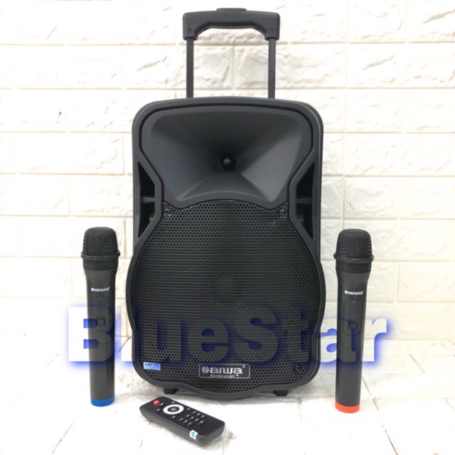 Speaker Portable Amplifier Wireless N AIWA WAS 110 LVE - 10 inch Bluetooth