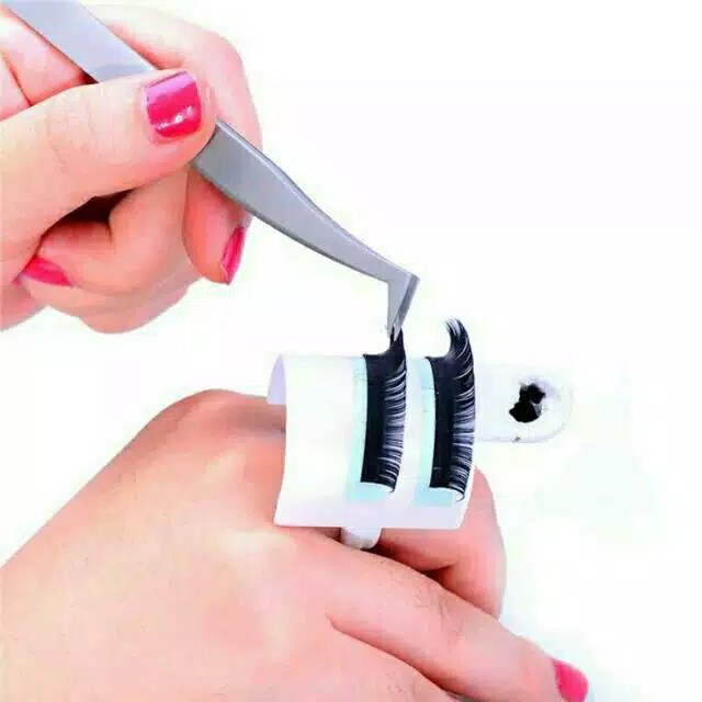 Ring Holder for Eyelash Extension Cincin Lem Bulu Mata Extension