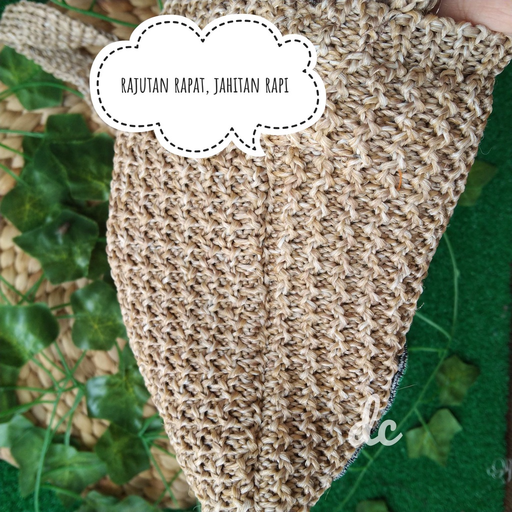 Tas hp rajut keroppy // slingphone karakter keropi rajut murah / tas selempang wanita