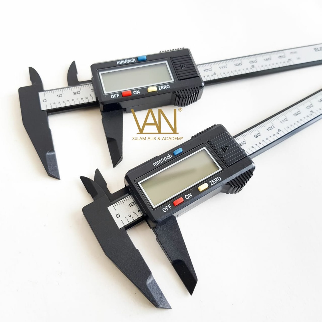 Caliper Digital Jangka Sorong Digital Sigmat Sketmat Vernier Caliper / EYEBROW CALIPER SCALE DIGITAL NO BATTERY 15CM