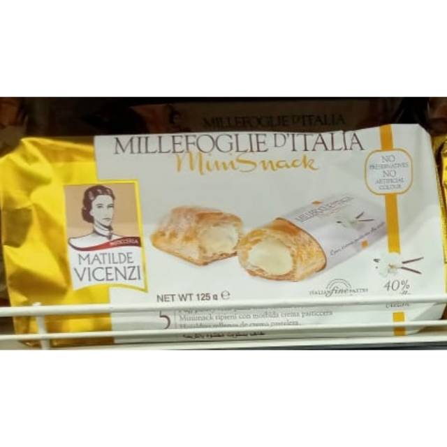 

VICENZI MILLEFOGLIE D'ITALIA MINI SNACK PASTRI 125 GR