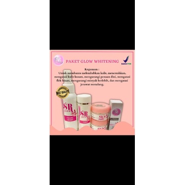PAKET GLOW WHITENING # SR GLOW # BPOM # ORIGINAL 100 %
