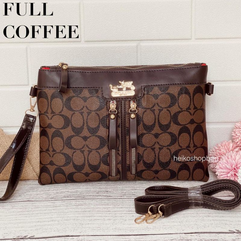 best seller tas wanita handbag sling bag import selempang - CLUTCH COACH