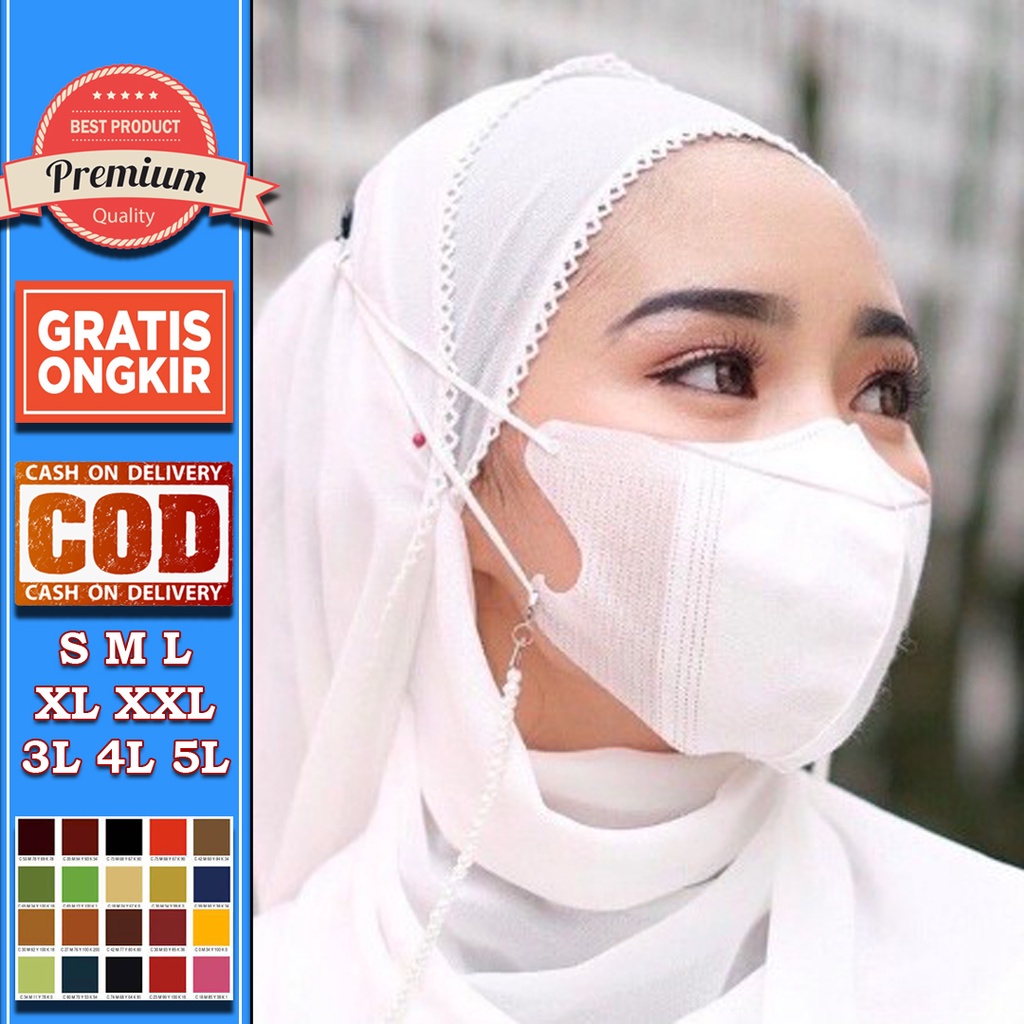 MASKER DUCKBILL GARIS 3PLY MUDAH BERNAFAS DAN LEMBUT