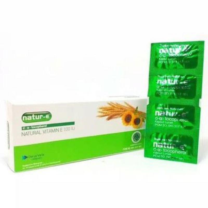 Natur E 100 IU isi 32 / Natur e 100 IU soft capsul /Natur E 100 iu /original