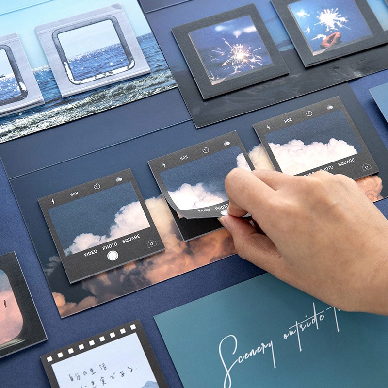 

Scenery in Frame Sticky Notes Set Memo