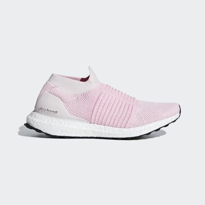 ADIDAS ULTRABOOST LACELESS PINK (ORIGINAL 100% BNIB) ART B75856 Termurah
