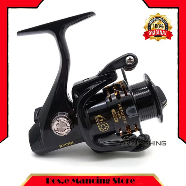 Original Gulungan Pancing Reel Pancing RYOBI XENOS 3 HP 2000 6 1 Ball Bearing Katrol
