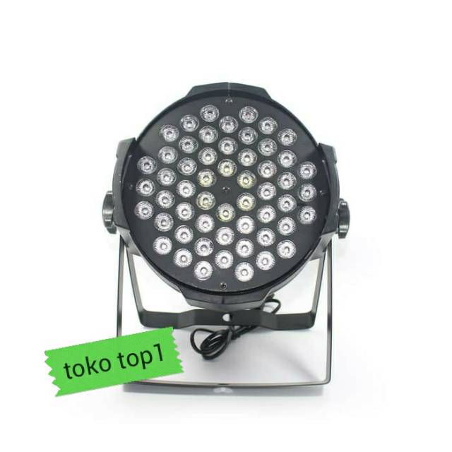 lampu panggung 54led Flat par light disco 54w RGB/54led FULL COLOUR /lampu tembak dekorasi sorot