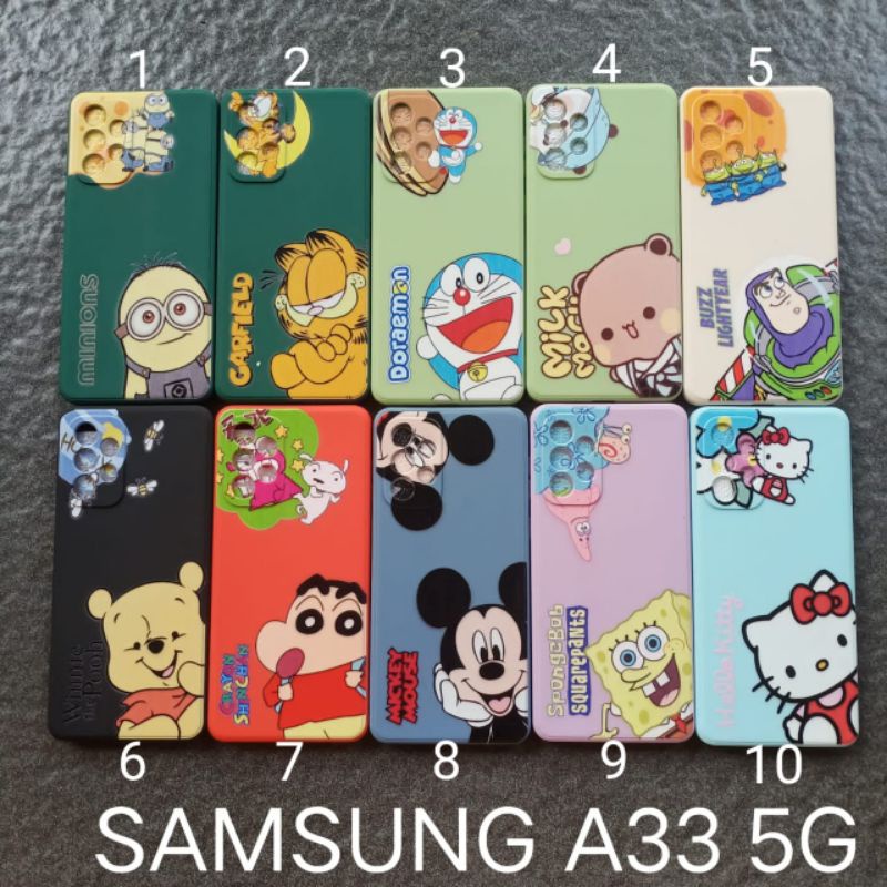 Case gambar Samsung A33 5G motif cewek ( 2 motif ) soft case softcase softshell silikon cover casing kesing housing