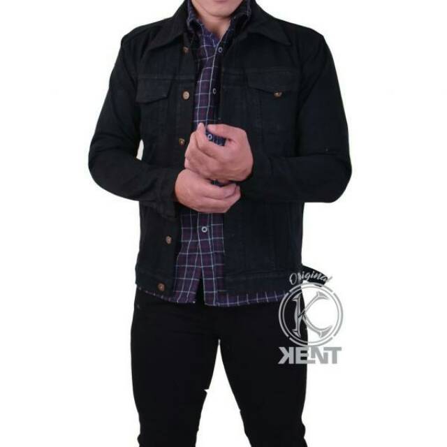 Jaket Jeans Kent Black Original