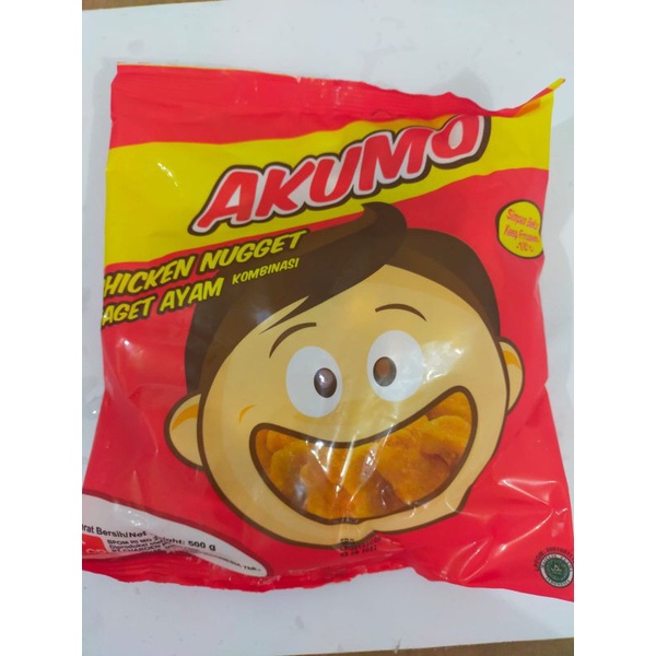 

Akumo Nugget ayam 500gr frozenfood palembang