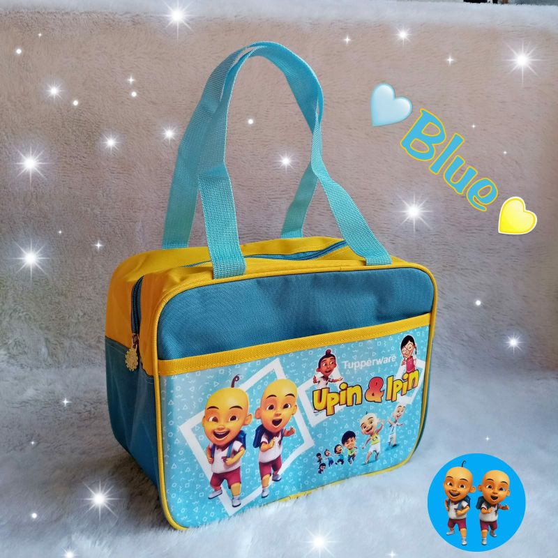 Tas Upin &amp; Ipin Go to School ( Zipper Bunga Es)