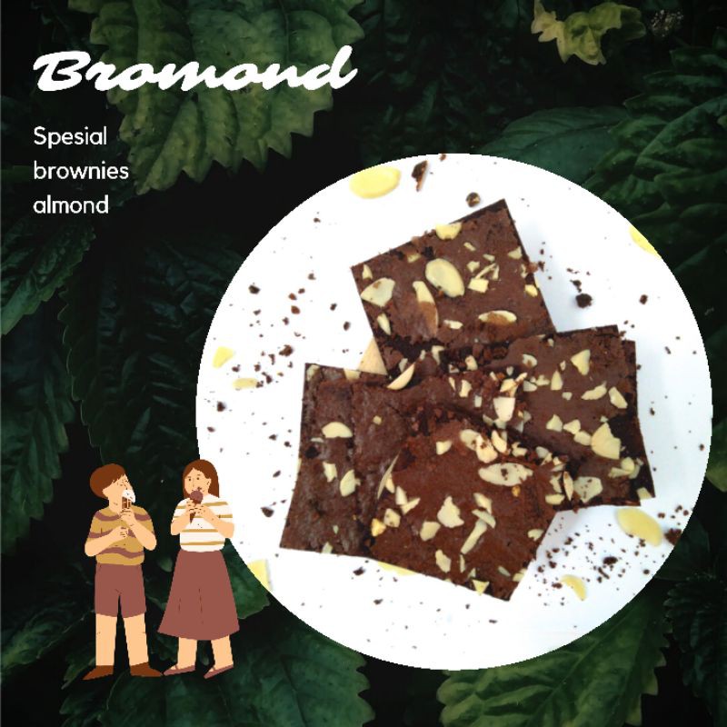 

Brownies Kering Almond