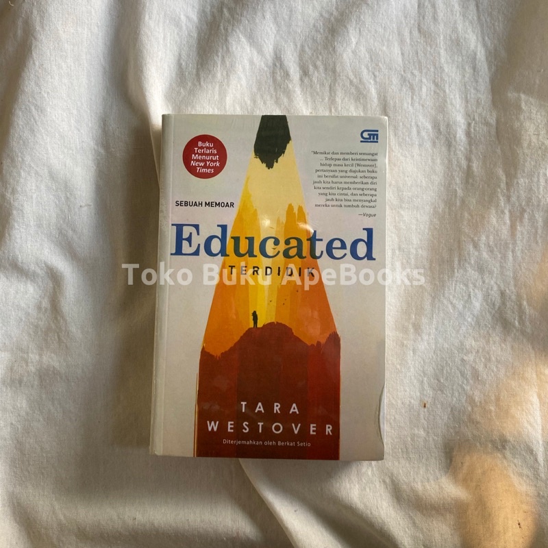 Tara Westover - Educated (Terdidik), Bahasa Indonesia (ORI/Asli)