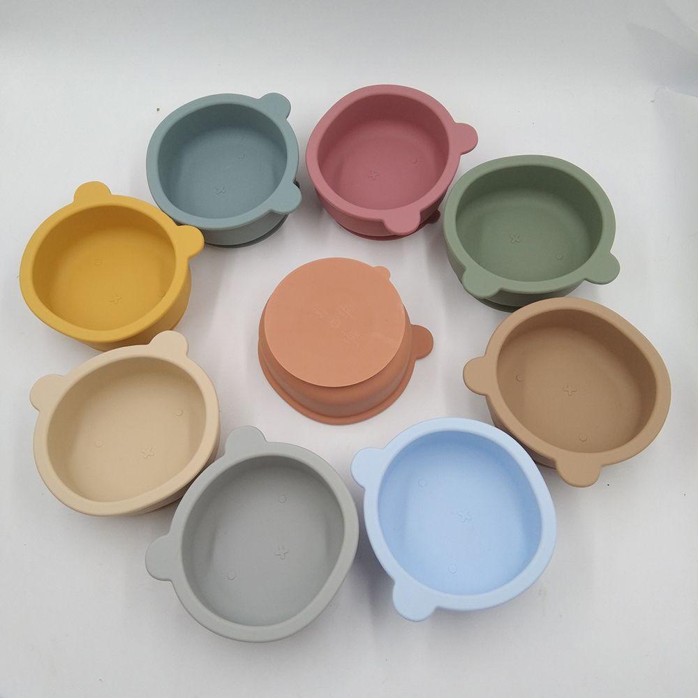 Top Piring Anak Anti Gerah Mangkuk Beruang Anak Training Piring Makan Suction Cup Bowl