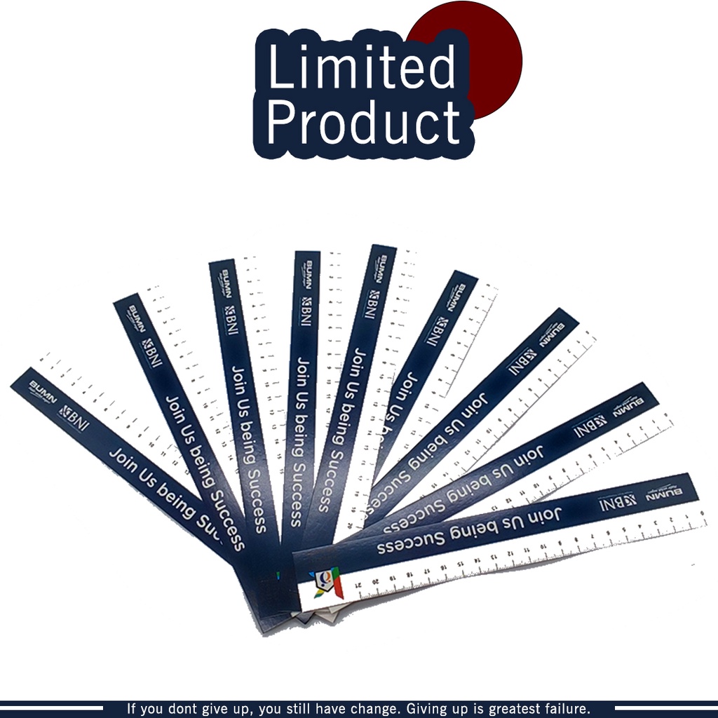 

Penggaris 30 cm/ Penggaris Kertas/ Alat tulis kantor/ Penggaris Kertas BUMN Limited