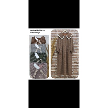 midi dress by clarke