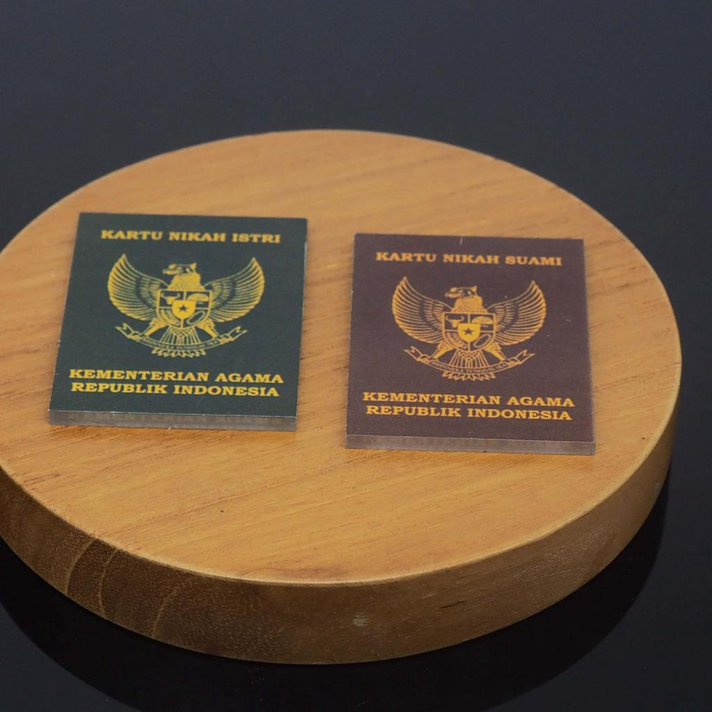 Relika Buku Nikah / Replika Buku Nikah Mahar / Replika Buku Nikah Mini