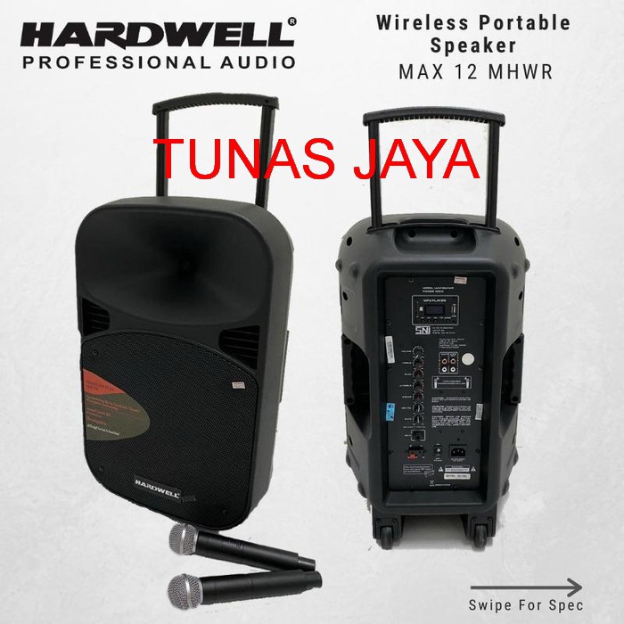 Speaker Portable Wireless Meeting Hardwell Max 12MHWR / MAX 12 MHWR