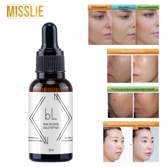 BL DNA salmon serum with gold and PDRN 1500ppm 30ml