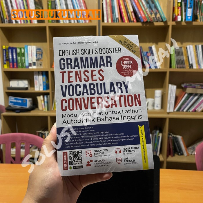 

✨COD✨ BEST SELLER ENGLISH SKILLS BOOSTER GRAMMAR TENSES VOCABS CONVERSATION