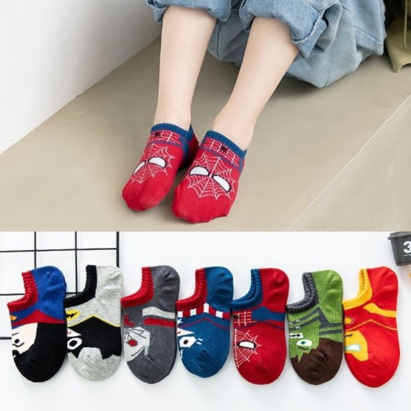 KAOS KAKI SUPERHERO ANAK / KAOS KAKI KOREA 3D good ok