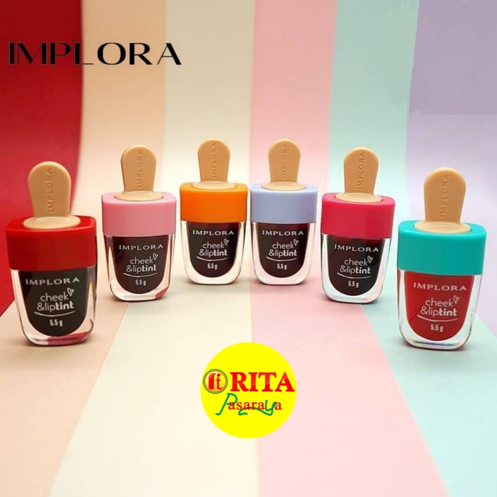 Jual Implora Check & Lip Tint / Implore Lip Tint / Lip Tint Tahan Lama
