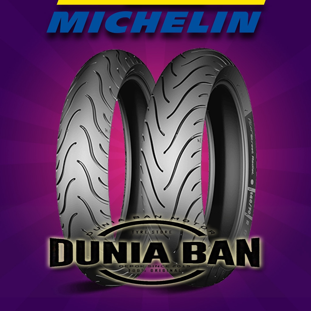 PAKET BAN VIXION / NINJA RR MICHELIN PILOT STREET UK 90/80-17 & 120/70-17 TUBELESS