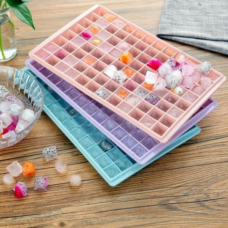 {DS} Cetakan Es Batu Kubus Kotak Diamon Jelly Agar Ice Cube Tray 96