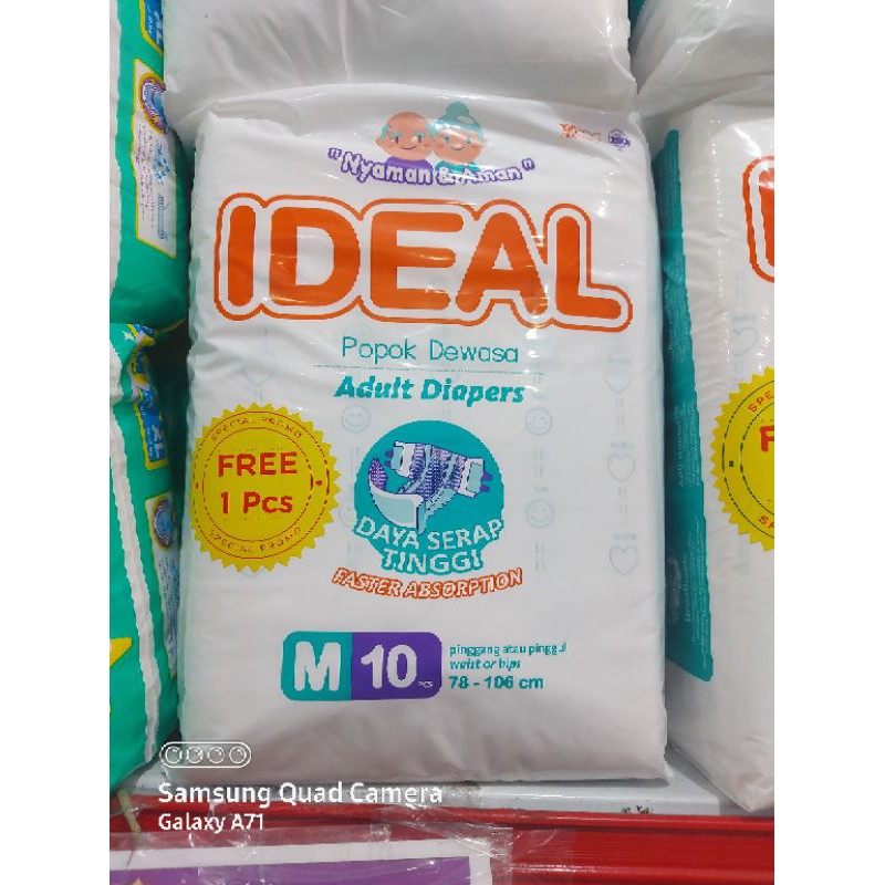 IDEAL POPOK DEWASA TIPE PEREKAT