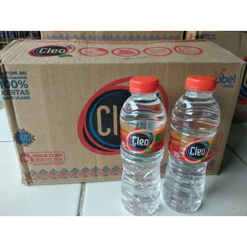 

cleo 330 ml dus isi 24 botol air murni