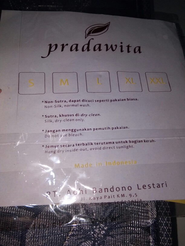 Pradawita Batik Floris 3b-biru