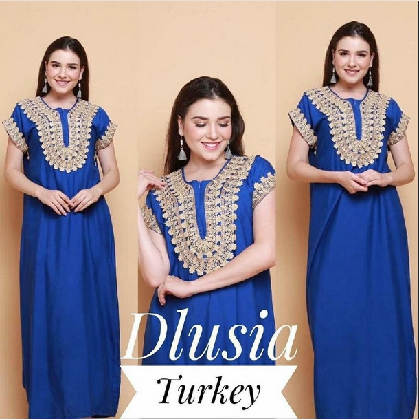 DASTER RENDA ARAB DLUSIA TURKEY  Daster Renda  Daster Renda Busui  Daster Zipper Daily