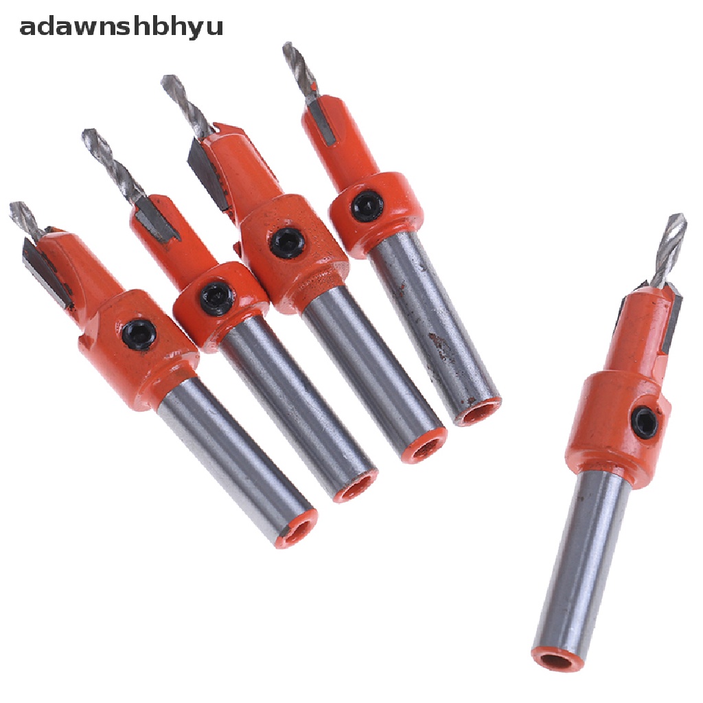 Adawnshbhyu Countersink Drill Bit Woodworking Sekrup Chamfering Mata Bor Pelubang Kayu